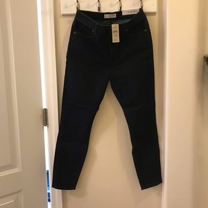 Loft High Waist Skinny Ankle Jeans